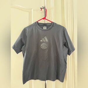 Manchester United x adidas Womens Z.N.E. T-Shirt Black